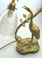 A Good Edwardian Gilt Brass Novelty Heron / Stork Table Lamp C.early 20thc (3 of 7) A Good Edwardian Gilt Brass Novelty Heron / Stork Table Lamp C.early 20thc (3 of 7)