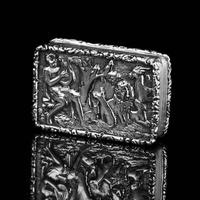 Rare Antique Georgian Solid Silver Vinaigrette Figural Scene with Animals & Harp "Orpheus Enchanting Animals"- Joseph Taylor 1827 (13 of 18) Rare Antique Georgian Solid Silver Vinaigrette Figural Scene with Animals & Harp "Orpheus Enchanting Animals"- Joseph Taylor 1827 (13 of 18)