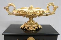 French Rococo Style Black Slate and Bronze Gilt Mantel Clock by Japy Freres (5 of 9) French Rococo Style Black Slate and Bronze Gilt Mantel Clock by Japy Freres (5 of 9)