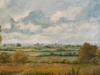 Original 20th Century Vintage English Farmland Country Landscape Oil on Canvas Painting (4 of 14) Original 20th Century Vintage English Farmland Country Landscape Oil on Canvas Painting (4 of 14)