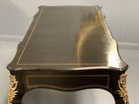 French black lacquer and brass bureau plat (2 of 11) French black lacquer and brass bureau plat (2 of 11)
