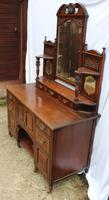 1920's Mahogany Dressing Table with Well Carved Panels (3 of 3) 1920's Mahogany Dressing Table with Well Carved Panels (3 of 3)