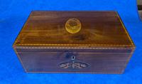 George III Solid Mahogany Box With Wonderful Inlaid Panels (18 of 18) George III Solid Mahogany Box With Wonderful Inlaid Panels (18 of 18)