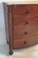 Early 19th Century Bow Front Mahogany Chest of Drawers (3 of 4) Early 19th Century Bow Front Mahogany Chest of Drawers (3 of 4)