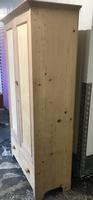 Excellent Victorian Vintage Stripped Pine Wardrobe (2 x Sections & Large Drawer) (6 of 9) Excellent Victorian Vintage Stripped Pine Wardrobe (2 x Sections & Large Drawer) (6 of 9)
