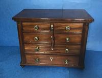 Victorian mahogany miniature chest of drawers (10 of 18) Victorian mahogany miniature chest of drawers (10 of 18)