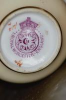 Royal Worcester Hand Painted Blush Ivory Miniature Cup and Saucer 1898 (5 of 6) Royal Worcester Hand Painted Blush Ivory Miniature Cup and Saucer 1898 (5 of 6)