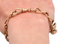 9ct Yellow Gold Bracelet - Antique c.1910 (9 of 9) 9ct Yellow Gold Bracelet - Antique c.1910 (9 of 9)