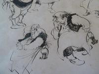 William Papas " Inn Keeper " Ink Drawing 1970's - 2 of 6 Listed (3 of 7) William Papas " Inn Keeper " Ink Drawing 1970's - 2 of 6 Listed (3 of 7)