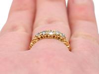 0.66ct Diamond & 18ct Yellow Gold Five Stone Ring - Antique 1911 (9 of 9) 0.66ct Diamond & 18ct Yellow Gold Five Stone Ring - Antique 1911 (9 of 9)