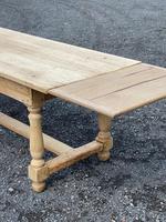 Large Bleached Oak Farmhouse Dining Table with Extensions & Storage (32 of 35) Large Bleached Oak Farmhouse Dining Table with Extensions & Storage (32 of 35)