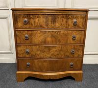 Re Finished Burr Walnut Serpentine Chest of Drawers (3 of 10) Re Finished Burr Walnut Serpentine Chest of Drawers (3 of 10)