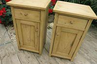 Nice Quality Old Stripped Pine Bedside Cabinets (4 of 9) Nice Quality Old Stripped Pine Bedside Cabinets (4 of 9)