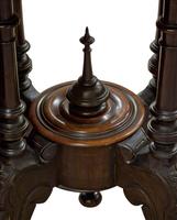 Oval Inlaid Walnut Loo Table on Quadruple Base (3 of 8) Oval Inlaid Walnut Loo Table on Quadruple Base (3 of 8)