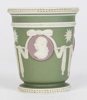 Wedgwood Georgian Three Color Jasperware Medallion Vase c.1790 (12 of 15) Wedgwood Georgian Three Color Jasperware Medallion Vase c.1790 (12 of 15)