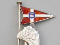 Set 7 Edwardian Silver & Enamel Sailing / Yacht Club Burgee Prize Teaspoons (9 of 14) Set 7 Edwardian Silver & Enamel Sailing / Yacht Club Burgee Prize Teaspoons (9 of 14)