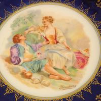 Austrian Porcelain Frilled Cabinet Plate (3 of 7) Austrian Porcelain Frilled Cabinet Plate (3 of 7)