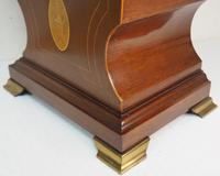 Edwardian Tulip shaped 8-Day Mantel Clock English Mahogany Inlaid Striking Mantle Clock Magnificent Size (3 of 11) Edwardian Tulip shaped 8-Day Mantel Clock English Mahogany Inlaid Striking Mantle Clock Magnificent Size (3 of 11)