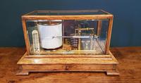 Antique Polished Oak Armstrong of Manchester Barograph (6 of 6) Antique Polished Oak Armstrong of Manchester Barograph (6 of 6)