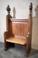 Victorian Carved Oak Gothic Church Pew (2 of 12) Victorian Carved Oak Gothic Church Pew (2 of 12)