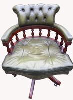 Fine Quality Leather Chesterfield Desk Chair (5 of 5) Fine Quality Leather Chesterfield Desk Chair (5 of 5)