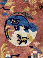Antique Chinese Ningxia Rug 1.59m x 0.74m (8 of 9) Antique Chinese Ningxia Rug 1.59m x 0.74m (8 of 9)