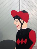 Painted Jockey Dumb Waiter Card Stand (6 of 6) Painted Jockey Dumb Waiter Card Stand (6 of 6)