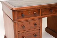 Antique Victorian Mahogany Leather Top Pedestal Desk (8 of 12) Antique Victorian Mahogany Leather Top Pedestal Desk (8 of 12)