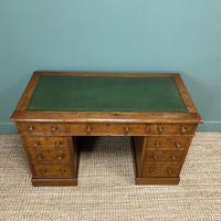 19th Century Victorian Oak Antique Pedestal Desk (2 of 7) 19th Century Victorian Oak Antique Pedestal Desk (2 of 7)