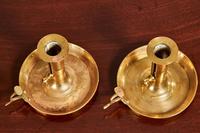 Pair of Edwardian Brass Chambersticks (4 of 4) Pair of Edwardian Brass Chambersticks (4 of 4)