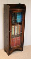 Slim Oak Glazed Bookcase (2 of 9) Slim Oak Glazed Bookcase (2 of 9)