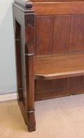 Antique Oak Hall Bench Pew Settle (7 of 12) Antique Oak Hall Bench Pew Settle (7 of 12)