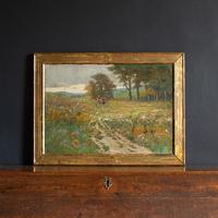 Early 20th Century German School Impressionistic Landscape with Cart (4 of 10) Early 20th Century German School Impressionistic Landscape with Cart (4 of 10)