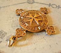 Victorian Pocket Watch Chain Fob 1890s 10ct Rose Gold Filled The St John Ambulance Fob (3 of 7) Victorian Pocket Watch Chain Fob 1890s 10ct Rose Gold Filled The St John Ambulance Fob (3 of 7)