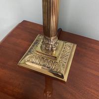 Super Antique Brass Corinthian Column Lamp Base (3 of 4) Super Antique Brass Corinthian Column Lamp Base (3 of 4)