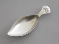 George III Silver 'Leaf Shape' Caddy Spoon by George Burrows, London, 1804 (4 of 9) George III Silver 'Leaf Shape' Caddy Spoon by George Burrows, London, 1804 (4 of 9)