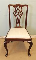 Antique Set of Six Mahogany Chippendale Style Dining Chairs (5 of 8) Antique Set of Six Mahogany Chippendale Style Dining Chairs (5 of 8)