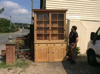 Very Large Antique Pine Dresser Sliding Glazed Doors (2 of 10) Very Large Antique Pine Dresser Sliding Glazed Doors (2 of 10)
