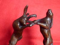 Boxing Hares on a Plinth (3 of 7) Boxing Hares on a Plinth (3 of 7)