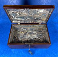George III Solid Mahogany Box With Wonderful Inlaid Panels (11 of 18) George III Solid Mahogany Box With Wonderful Inlaid Panels (11 of 18)