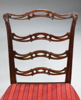 Pair of Chippendale Period Ladderback Side Chairs (5 of 6) Pair of Chippendale Period Ladderback Side Chairs (5 of 6)
