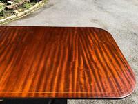 Antique Mahogany Twin Pillar Extending Dining Table (5 of 11) Antique Mahogany Twin Pillar Extending Dining Table (5 of 11)