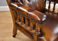Pair of Victorian Hand Dyed Leather Library Chairs (5 of 13) Pair of Victorian Hand Dyed Leather Library Chairs (5 of 13)