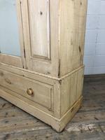 Antique Pine Wardrobe with Mirror (10 of 11) Antique Pine Wardrobe with Mirror (10 of 11)