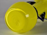 Bohemian Czech Tango Yellow & Cobalt Blue Coil Blown Glass Vase (6 of 6) Bohemian Czech Tango Yellow & Cobalt Blue Coil Blown Glass Vase (6 of 6)