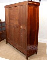 French Triple Wardrobe 19th Century Mahogany Mirrored (11 of 12) French Triple Wardrobe 19th Century Mahogany Mirrored (11 of 12)