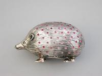 Edwardian Novelty Silver Hedgehog Pin Cushion by Sydney & Co, Birmingham, 1906 (4 of 12) Edwardian Novelty Silver Hedgehog Pin Cushion by Sydney & Co, Birmingham, 1906 (4 of 12)