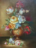 Superb Original Early 20th Century Continental Miniature Floral Still Life Oil Painting (5 of 11) Superb Original Early 20th Century Continental Miniature Floral Still Life Oil Painting (5 of 11)