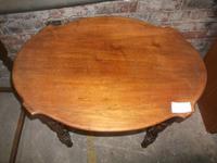 Two Tier Mahogany Window Table (2 of 2) Two Tier Mahogany Window Table (2 of 2)