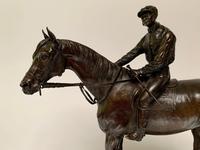 Jules Moigniez - Bronze Pair of Racehorses & Jockeys (6 of 8) Jules Moigniez - Bronze Pair of Racehorses & Jockeys (6 of 8)
